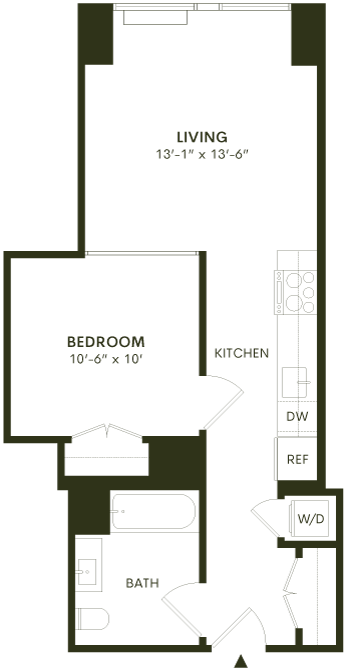 Floor plan layout diagram for Jr 1A